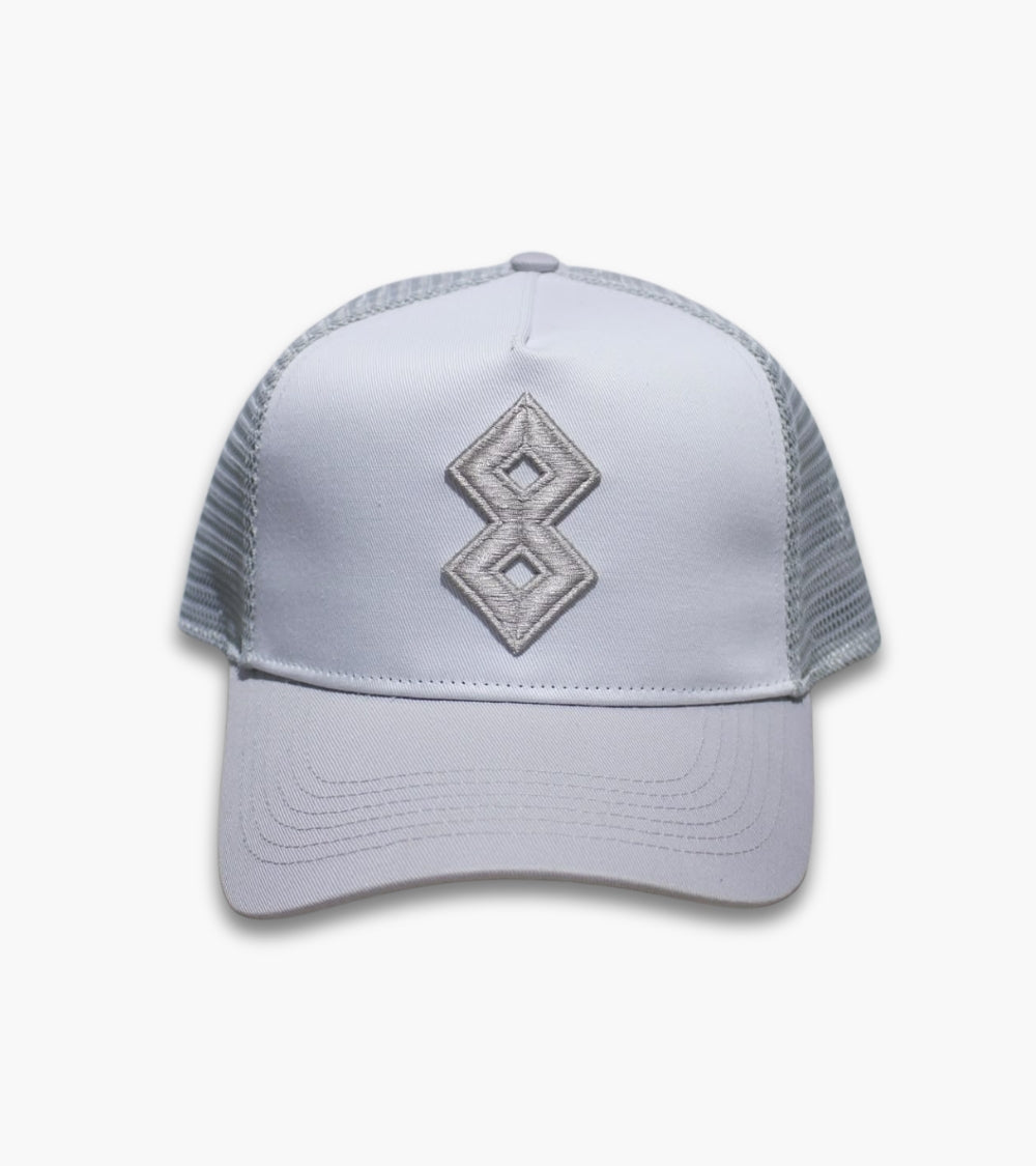 CLASSIC CAP - STONE GREY / WHITE